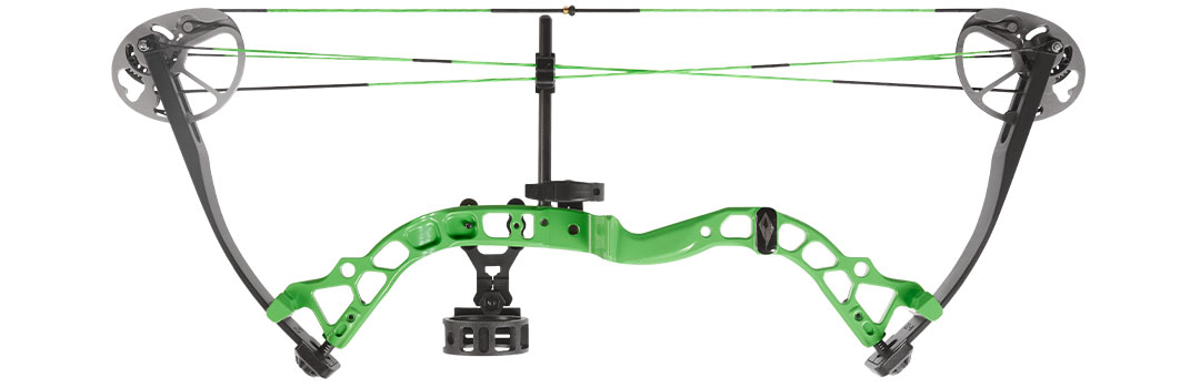 Diamond Archery Atomic Neon Green Bow Package 29 Lbs Right Hand 